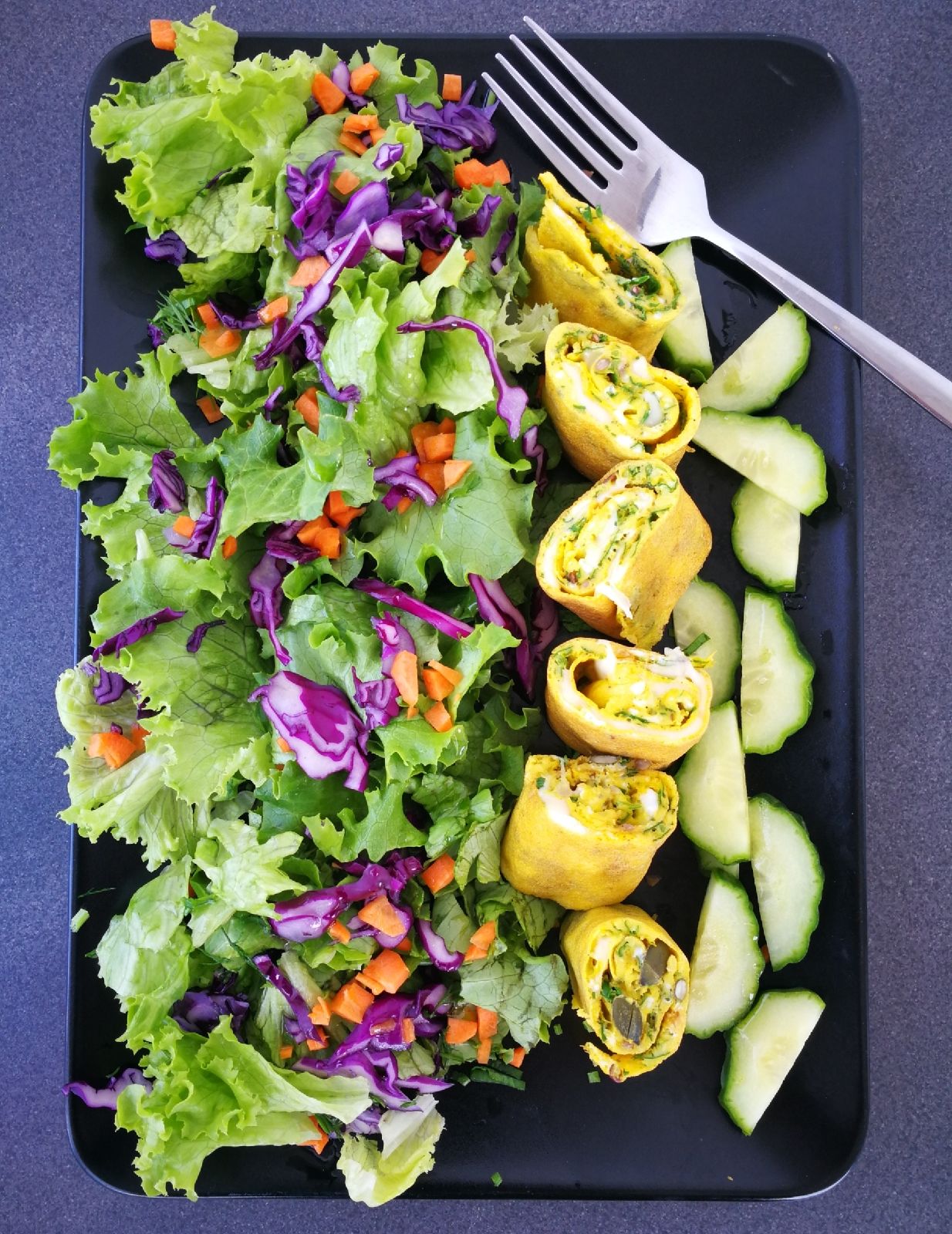 Fotografie din rețeta Salată cu Omletă