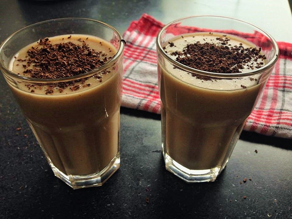 Fotografie din rețeta Ziua buna se cunoaște de dimineata .. Daca bei Smoothie din banane :)