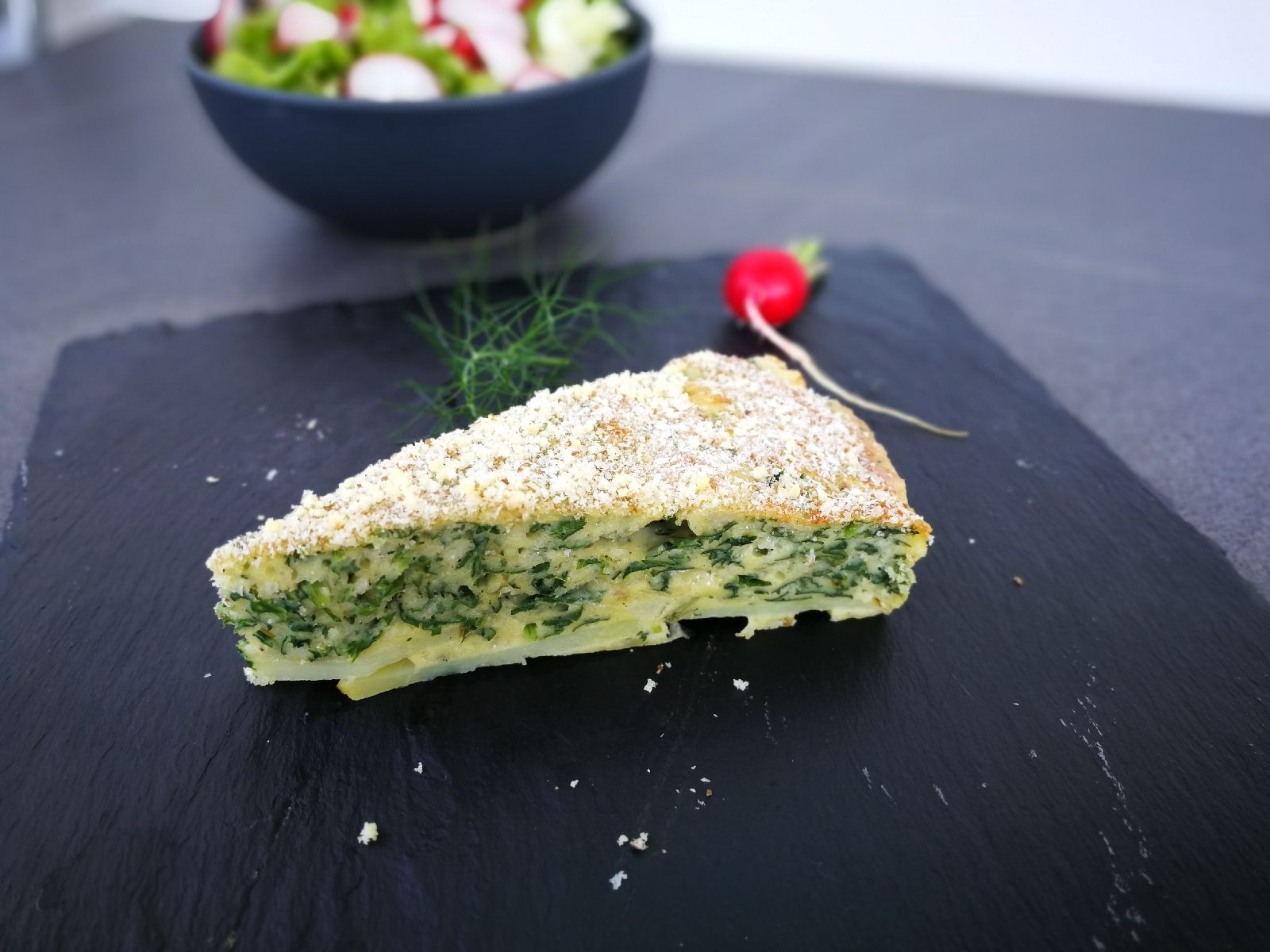 Photo from the recipe Radish Green Tart