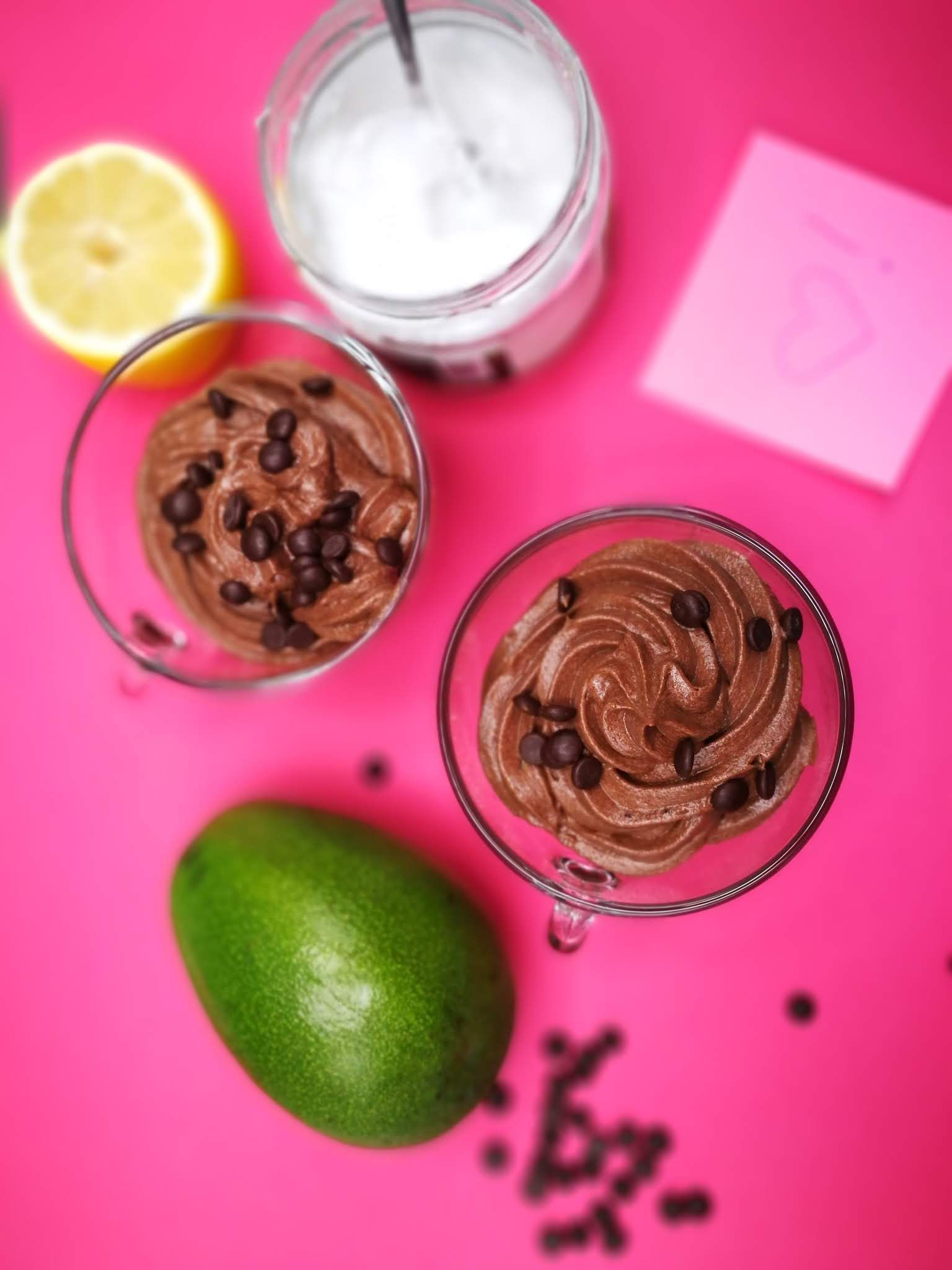 Fotografie din rețeta Mousse de avocado și ulei de cocos de post