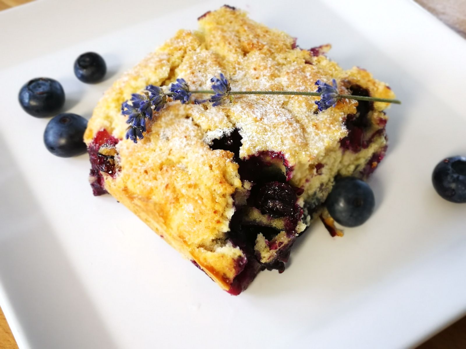 Photo from the recipe Blueberry, Vanilla, and Lavender Crumble