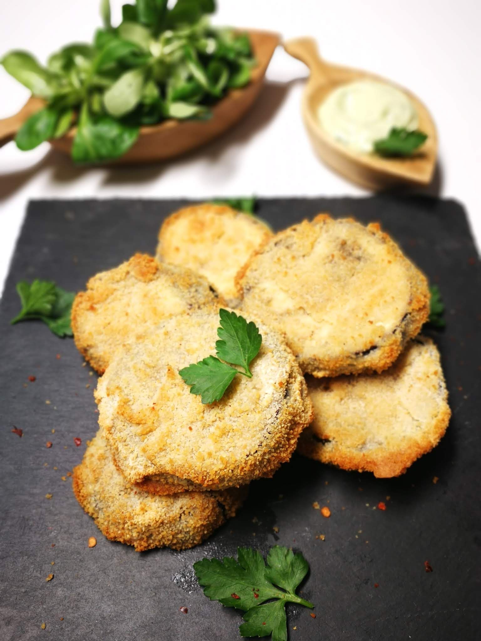Photo from the recipe Baked Eggplant Schnitzel
