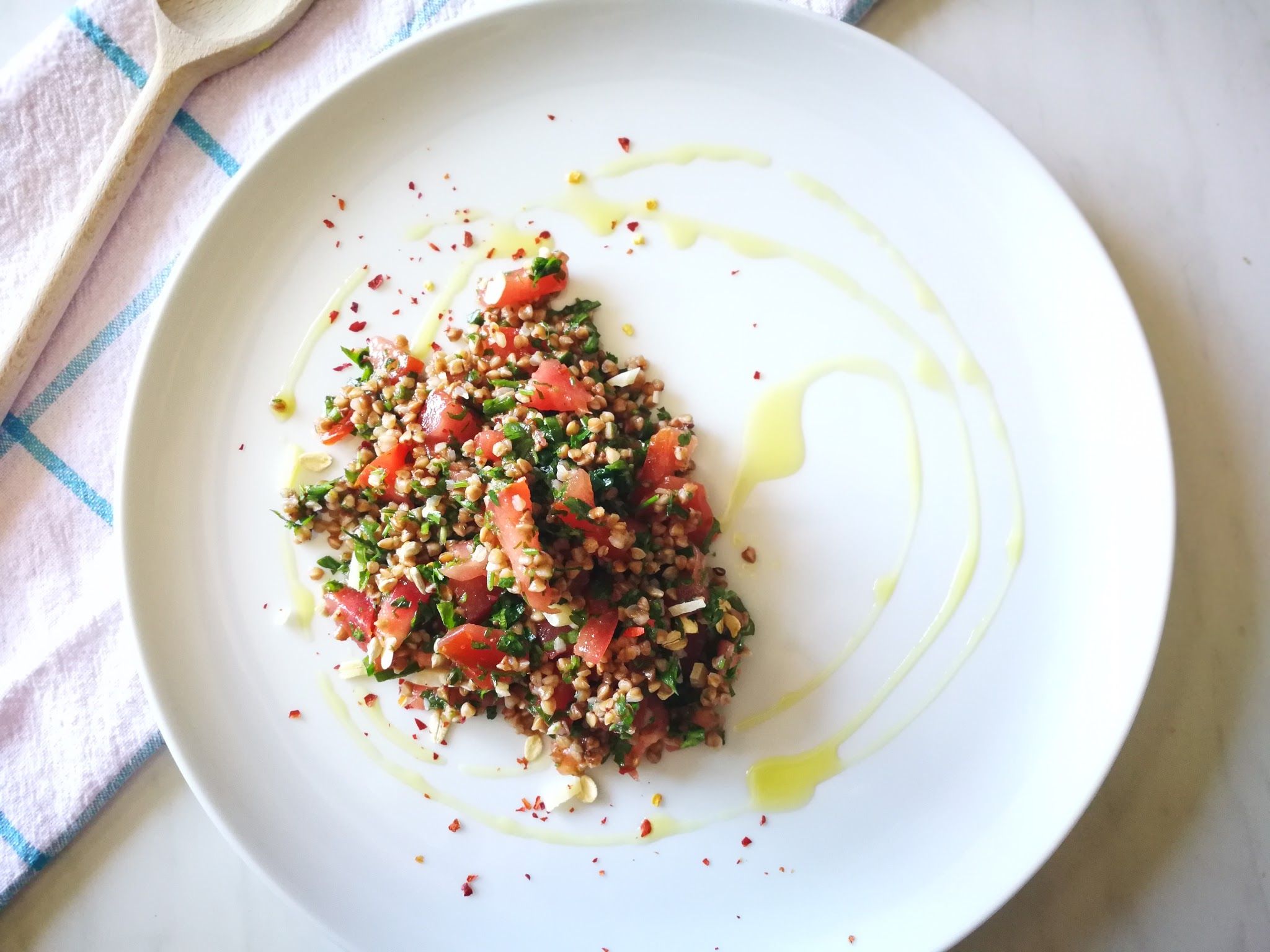Fotografie din rețeta Salată tabouleh cu hrișcă si parmezan