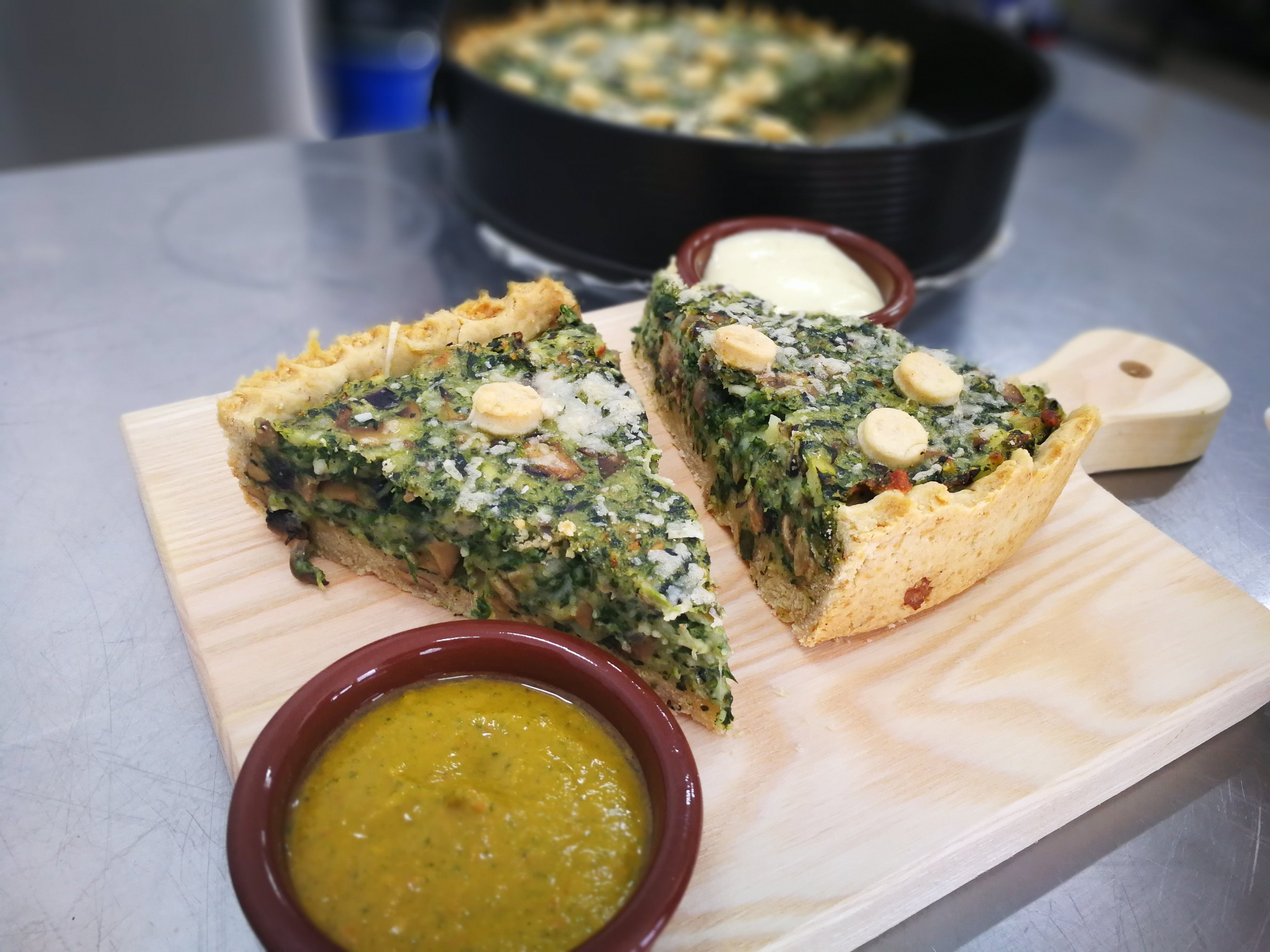 Fotografie din rețeta Quiche cu ciuperci si spanac