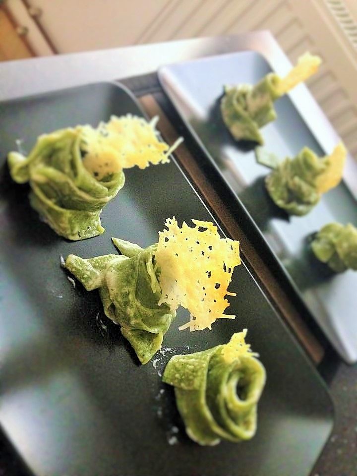 Fotografie din rețeta Paste din spanac si crema de brânza cu menta
