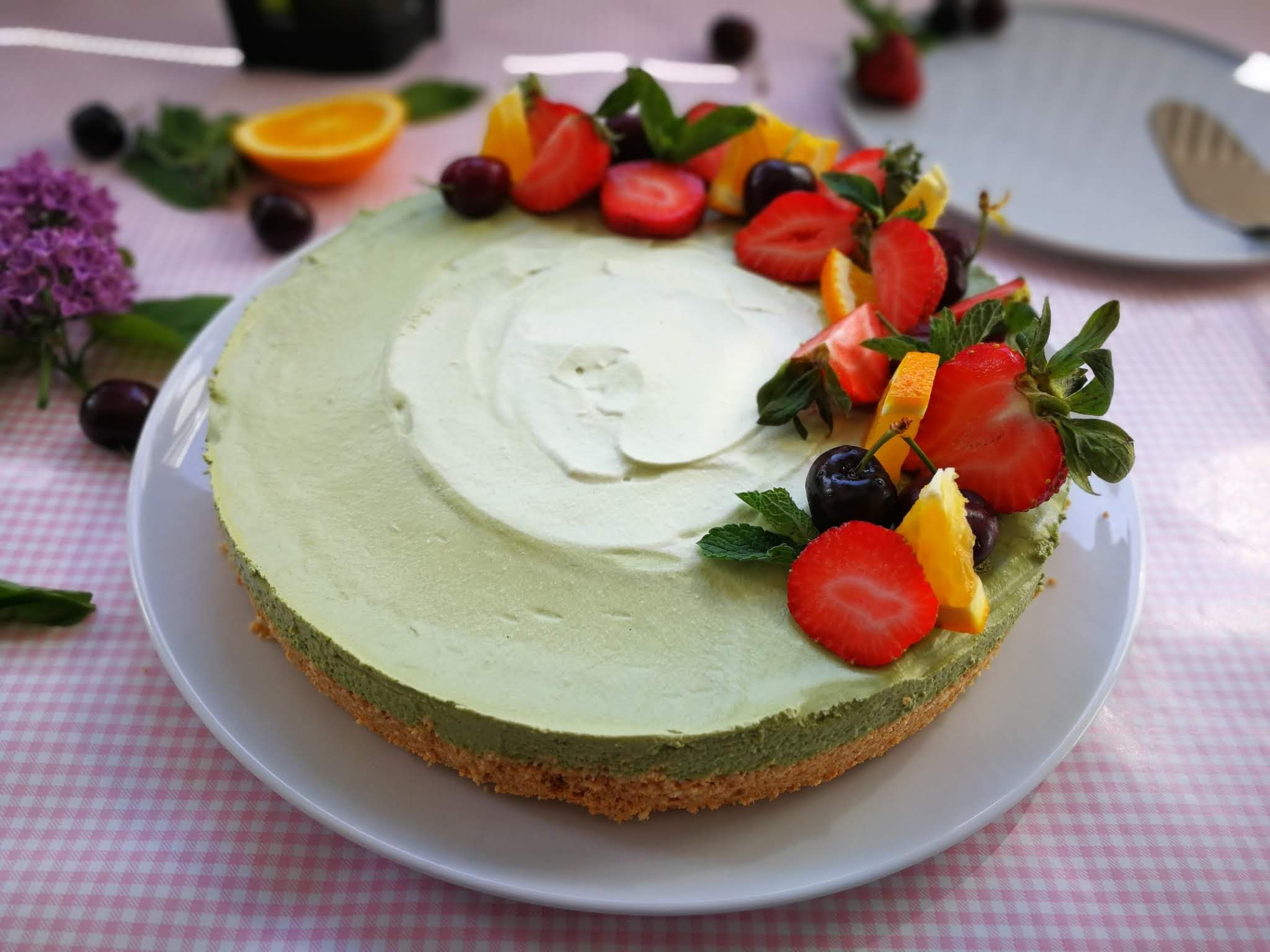 Fotografie din rețeta Cheesecake cu Matcha