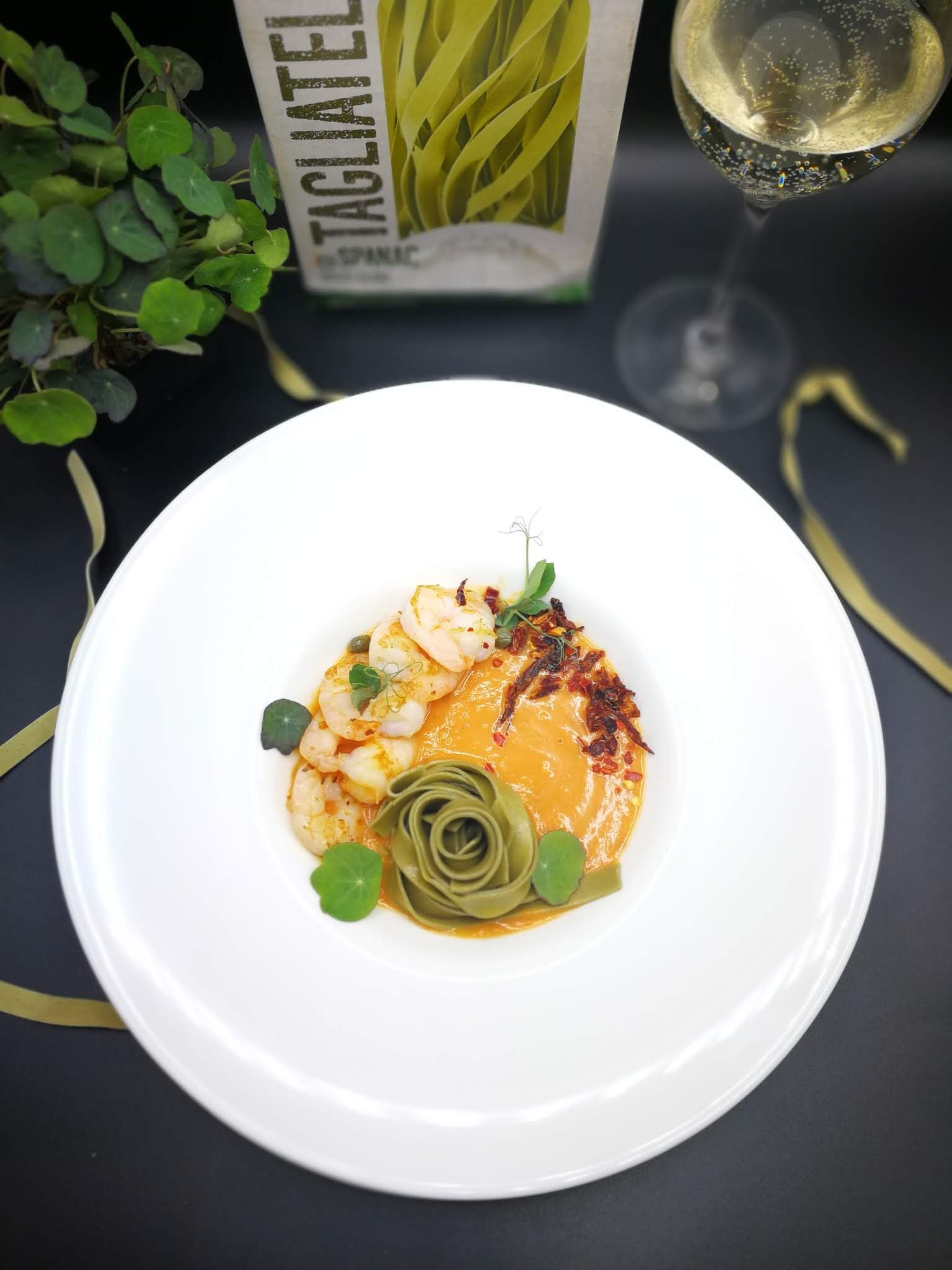 Fotografie din rețeta Crema de linte roșie și creveti