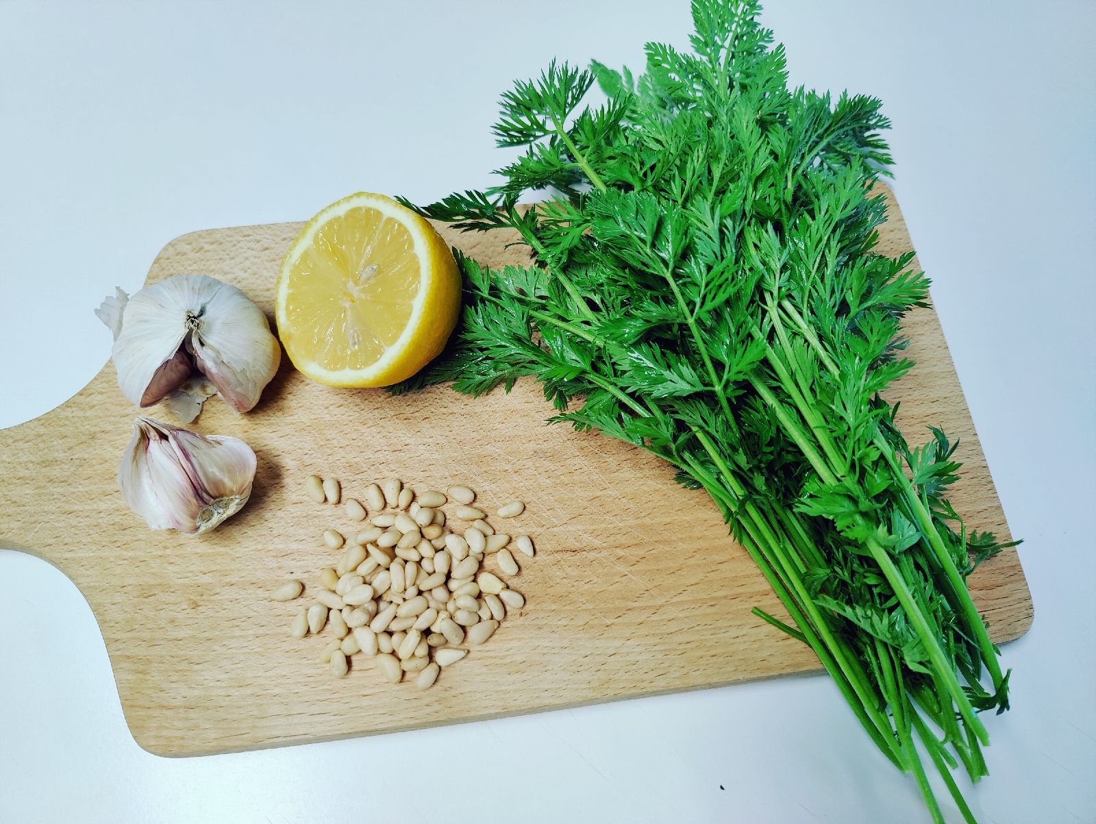 Fotografie din rețeta Pesto din frunze de morcov
