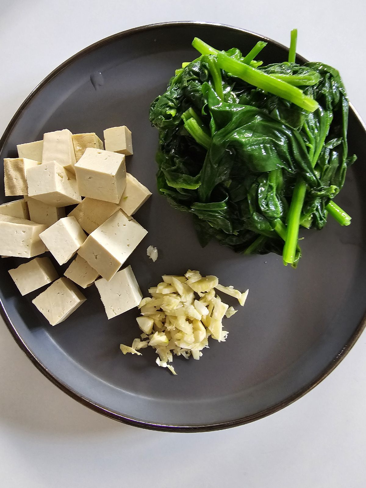 Fotografie din rețeta Paste cremoase de post cu spanac și tofu