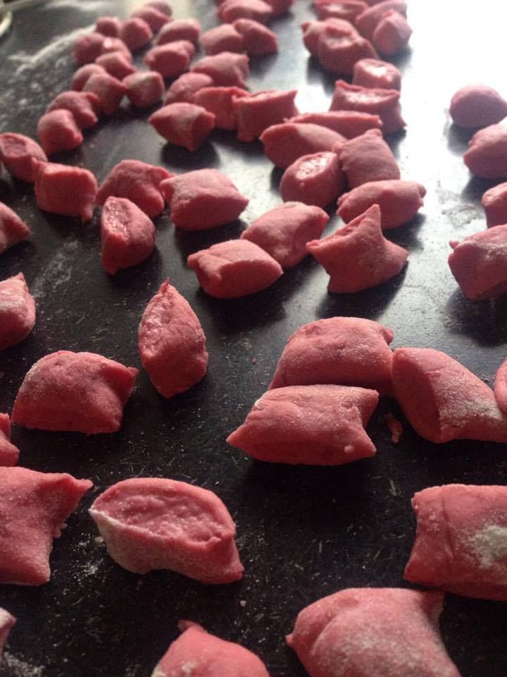 Fotografie din rețeta Gnocchi cu sfecla si smântâna