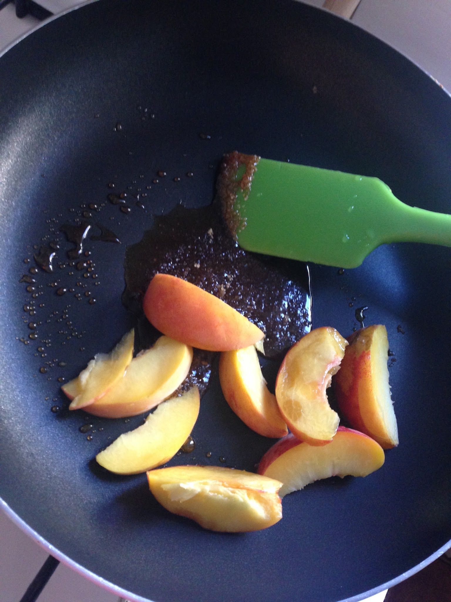 Photo from the recipe Caramelized Peach with Coconut and Lavender
