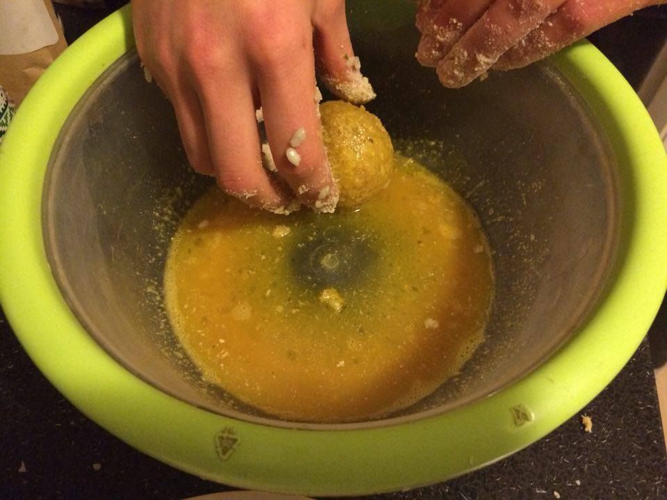 Fotografie din rețeta Arancini di riso (denumirea originala) sau Bulgarasi de orez