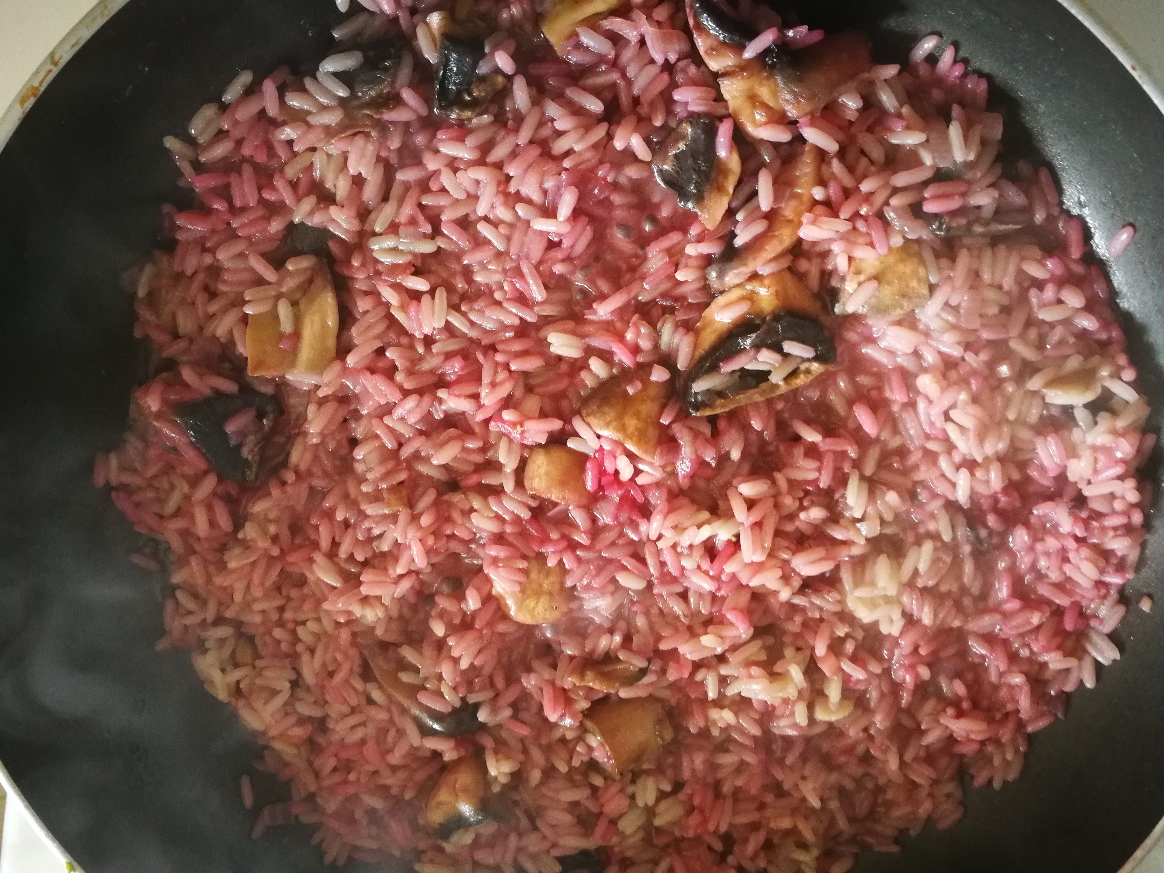 Photo from the recipe Beetroot and Mushroom Risotto