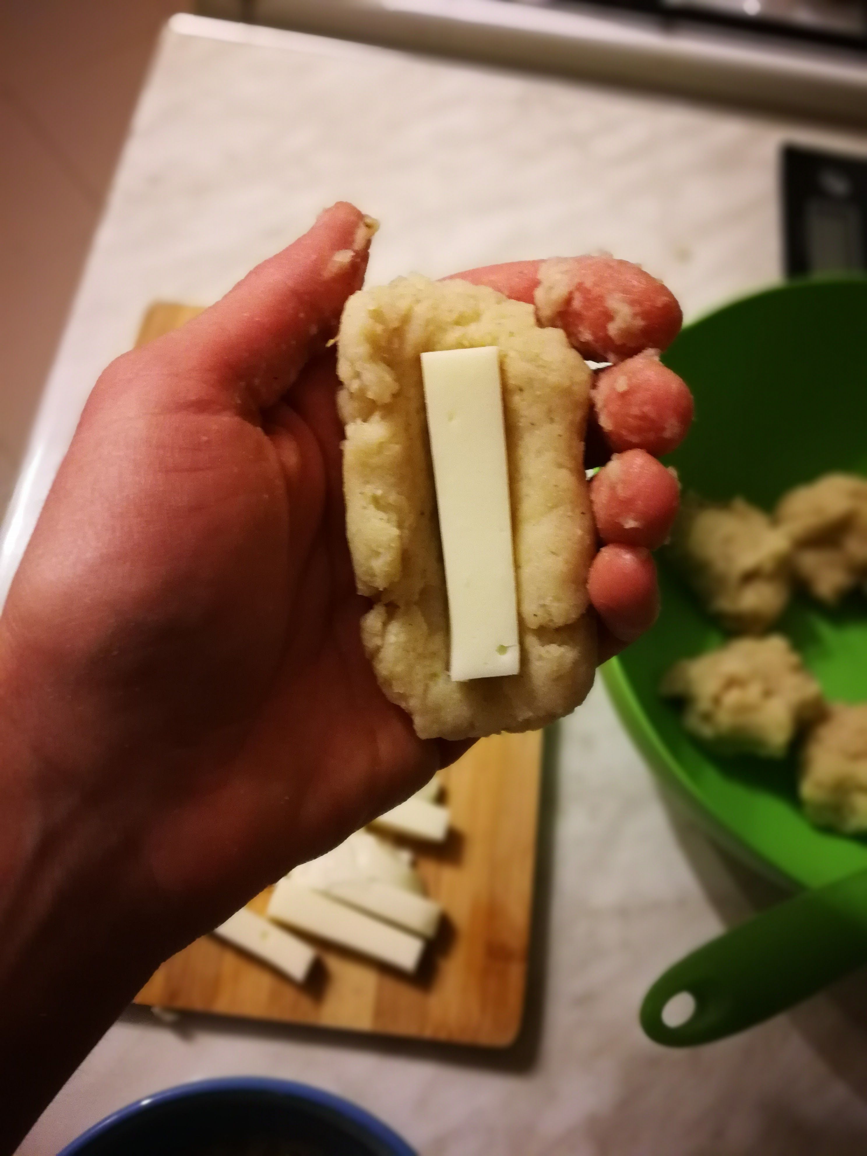 Fotografie din rețeta Crochete din cartofi umplute cu mozzarella