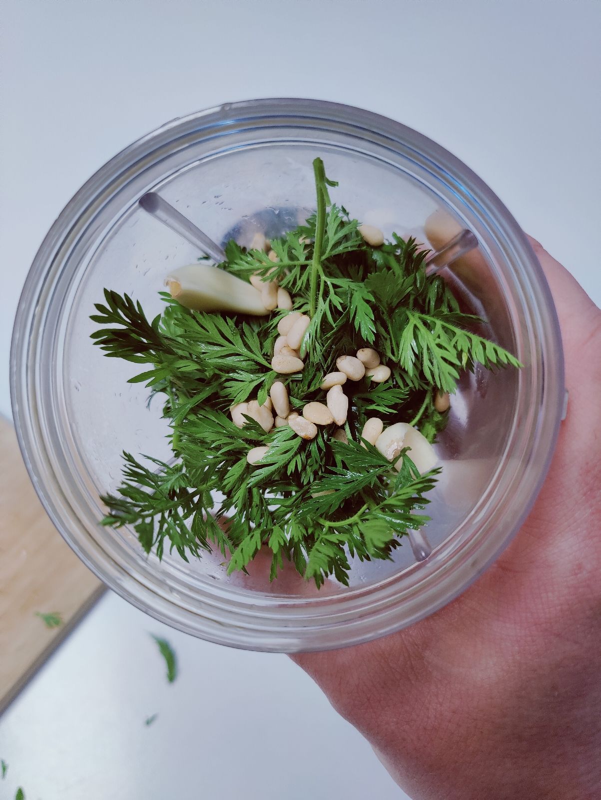 Fotografie din rețeta Pesto din frunze de morcov