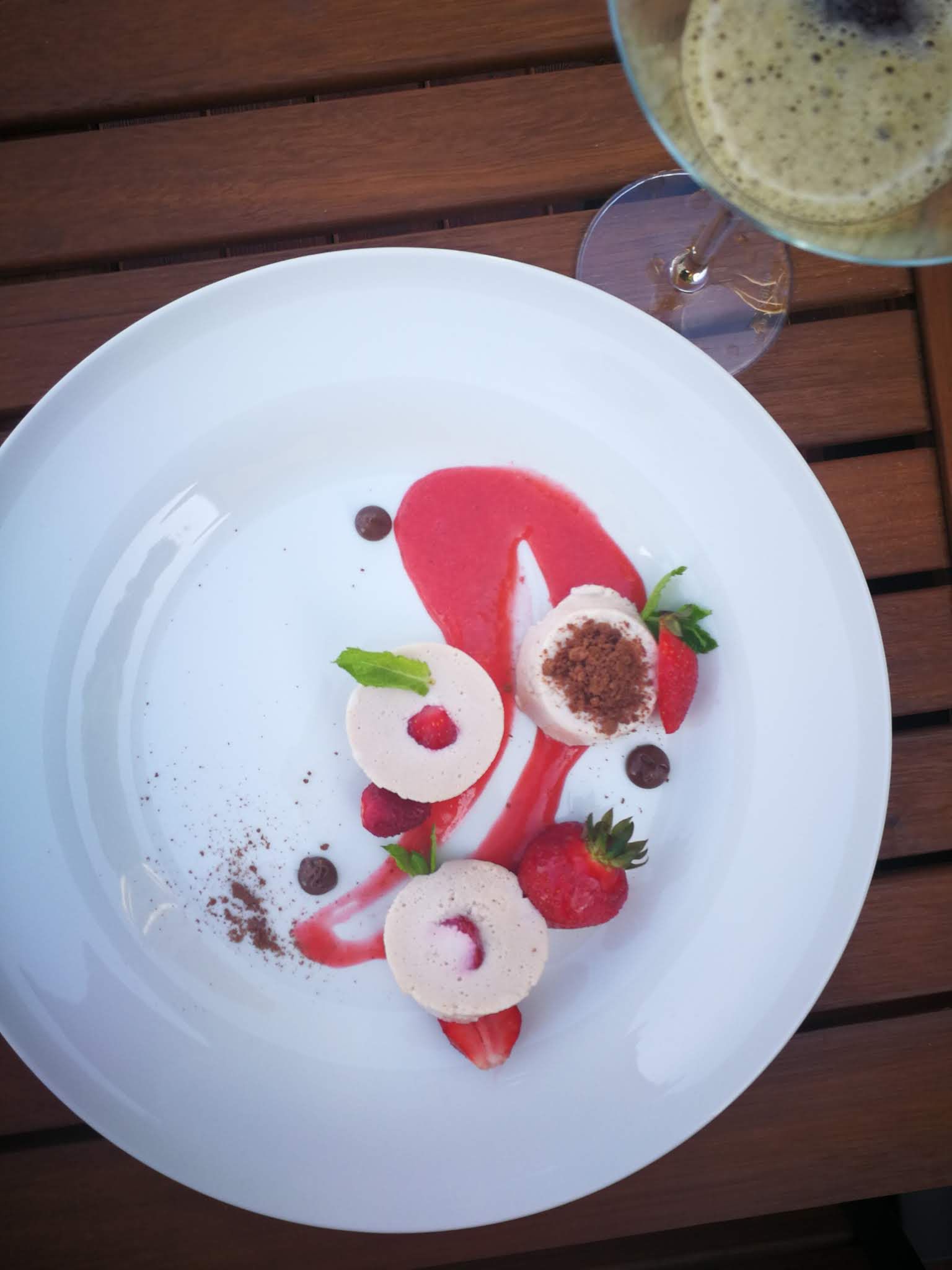 Fotografie din rețeta Panna cotta cu căpșuni