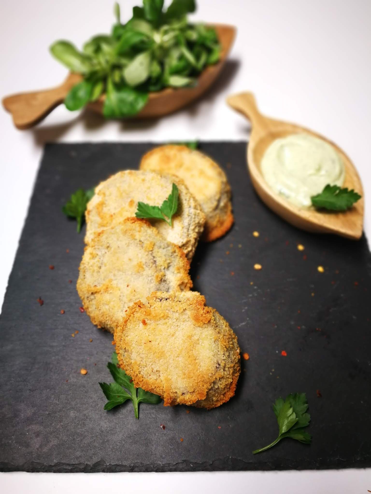 Photo from the recipe Baked Eggplant Schnitzel