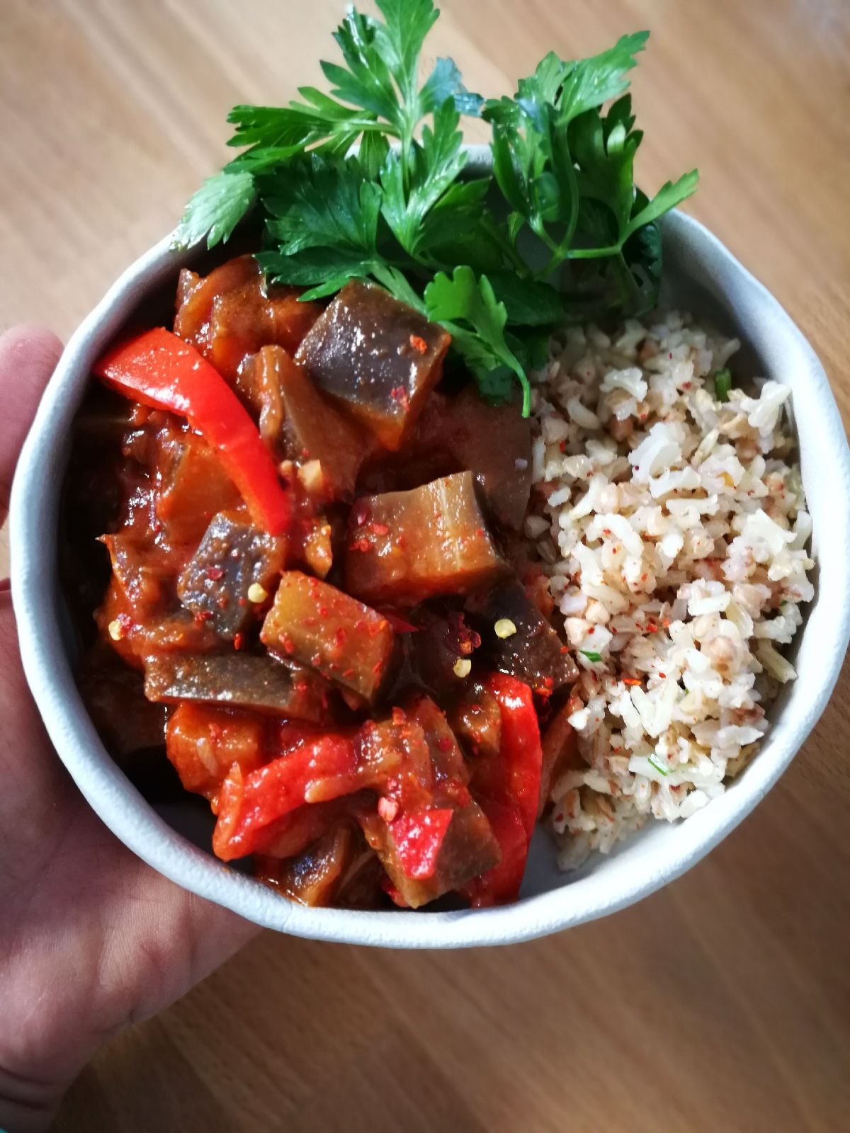Photo from the recipe Soslu patlıcan - Turkish-style stew
