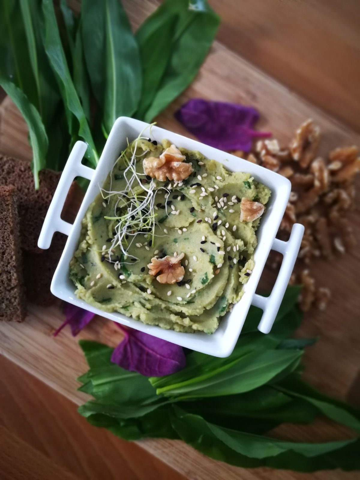 Photo from the recipe Red Lentil Pate with Walnuts and Wild Garlic