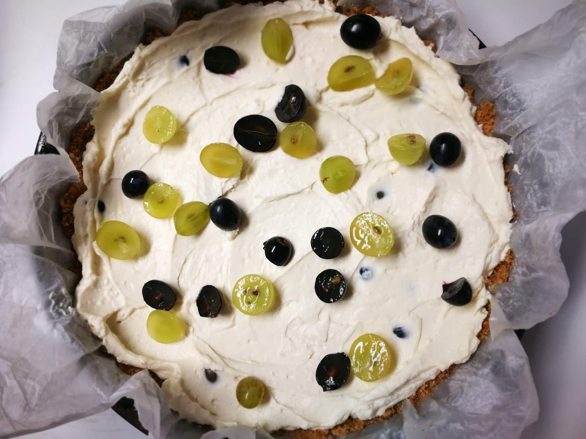 Fotografie din rețeta Cheesecake cu struguri