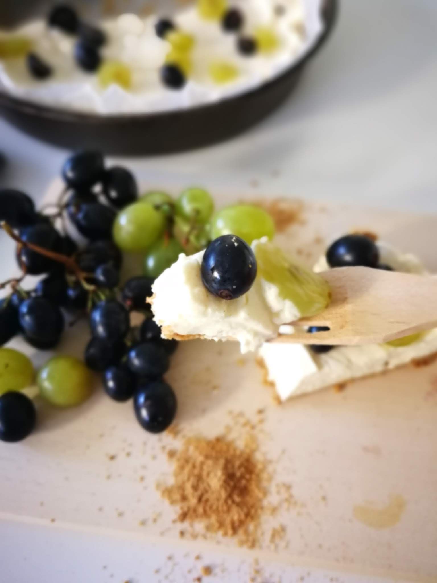 Fotografie din rețeta Cheesecake cu struguri