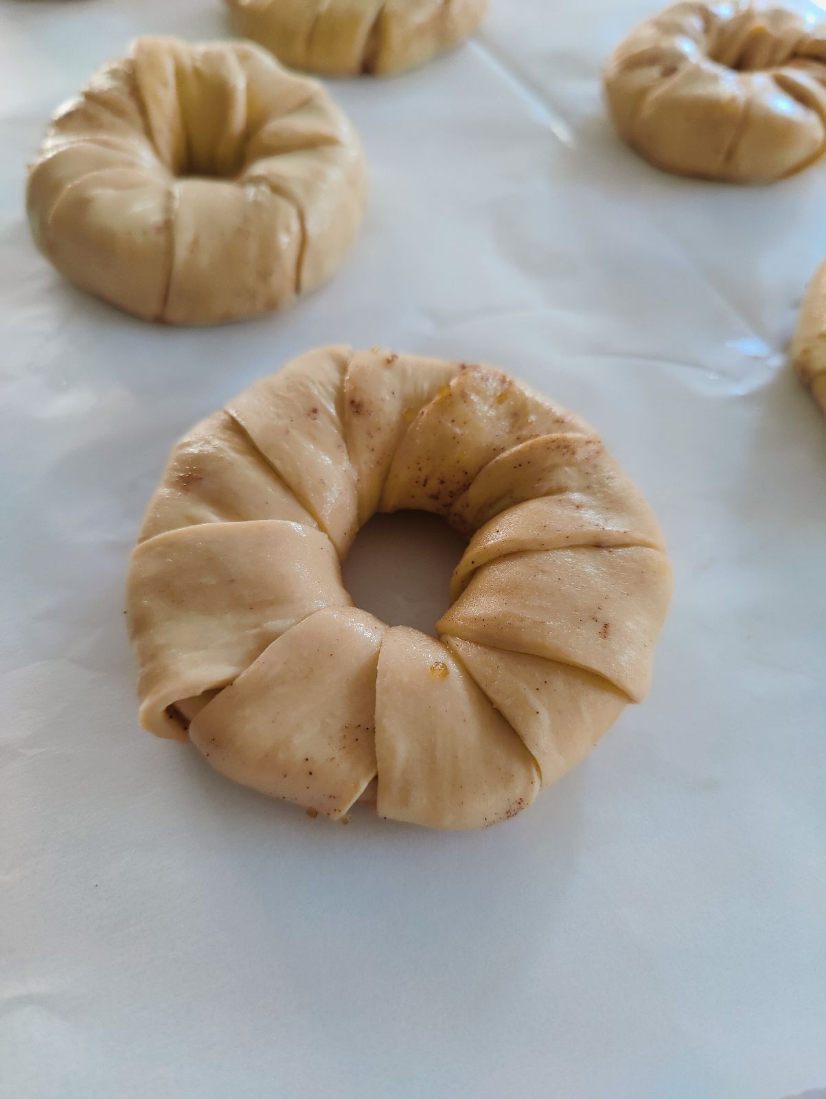 Fotografie din rețeta Gogoși cu mere la cuptor