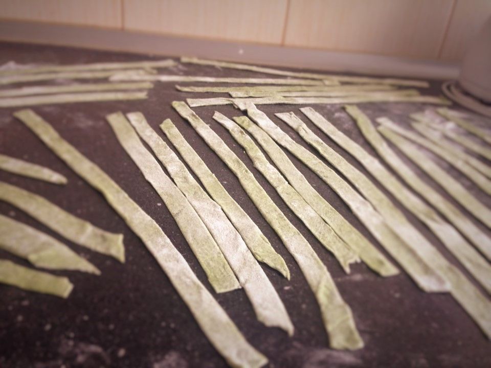 Fotografie din rețeta Paste din spanac si crema de brânza cu menta