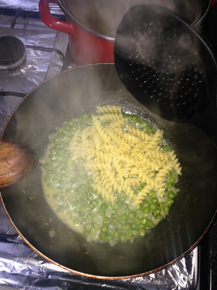 Fotografie din rețeta Fusilli cu mazare