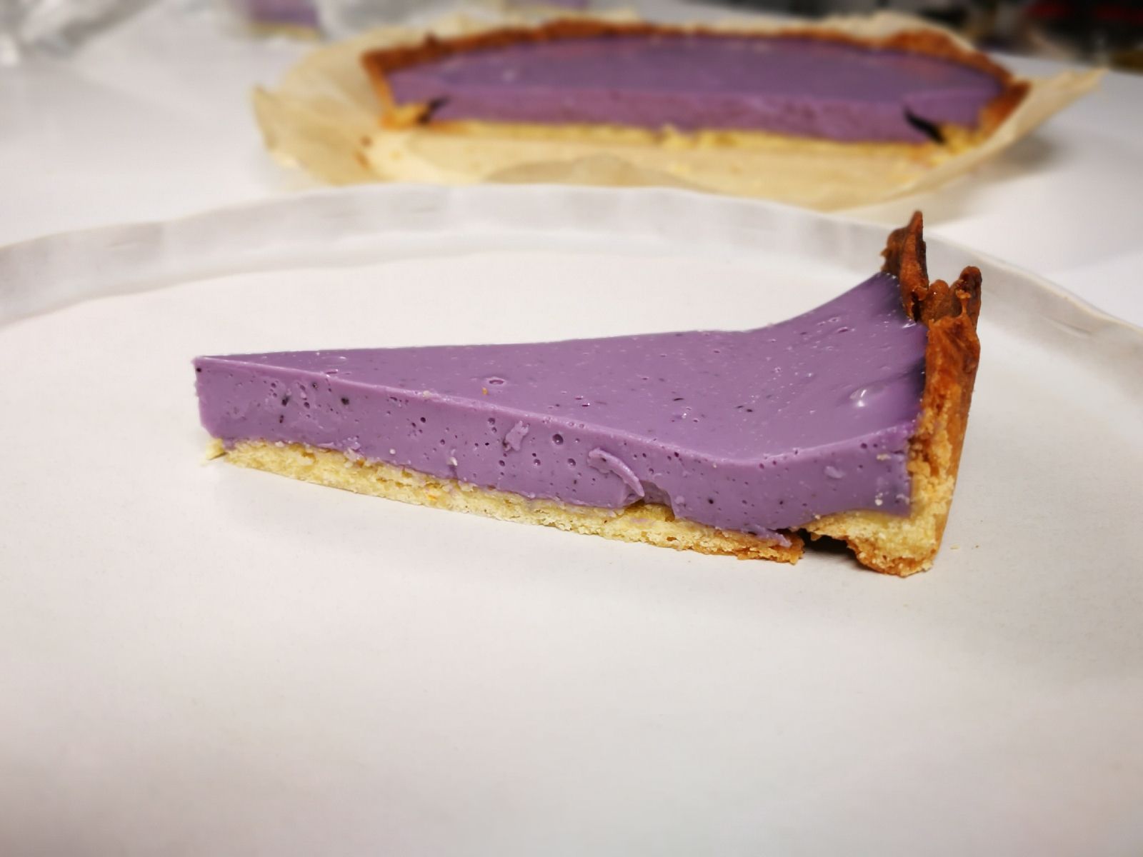 Fotografie din rețeta Tarta crocanta cu afine sănătoase 💜