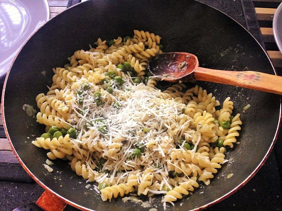 Fotografie din rețeta Fusilli cu mazare