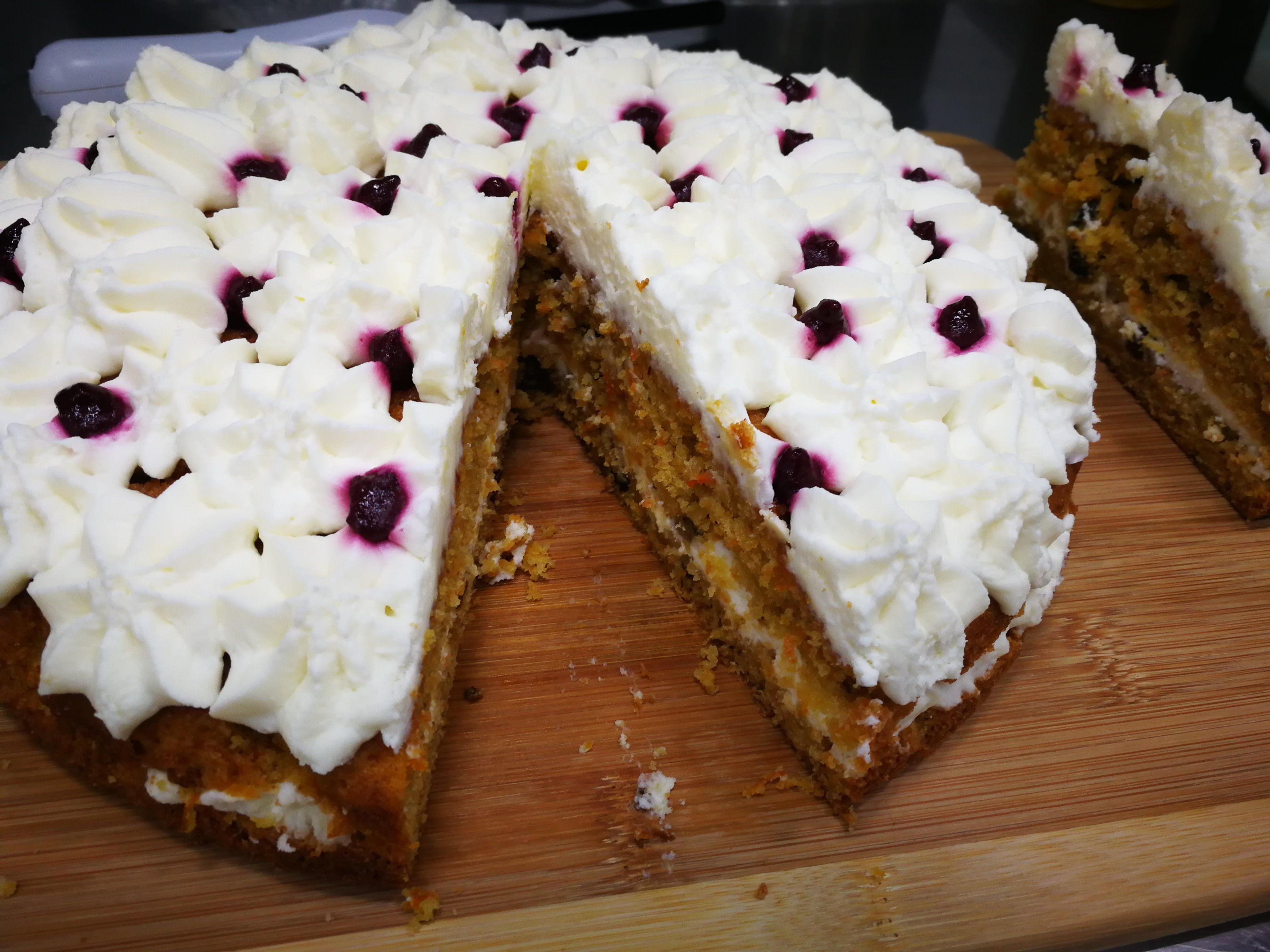 Photo from the recipe Carrot Cake with Walnuts and Raisins