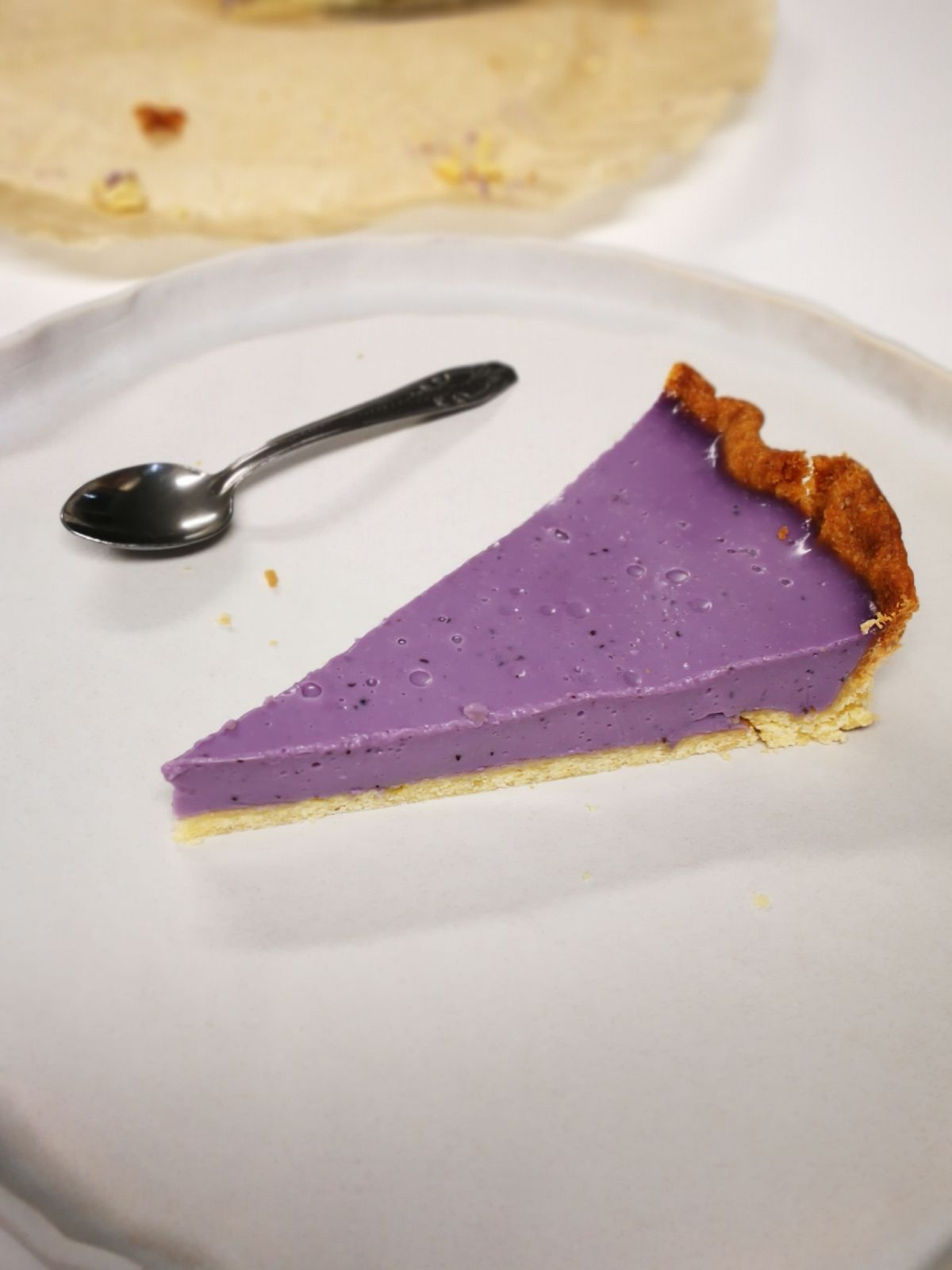 Fotografie din rețeta Tarta crocanta cu afine sănătoase 💜
