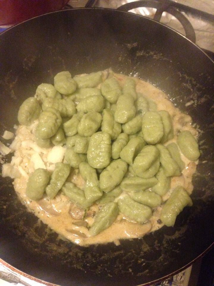 Fotografie din rețeta Gnocchi cu crema de ciuperci