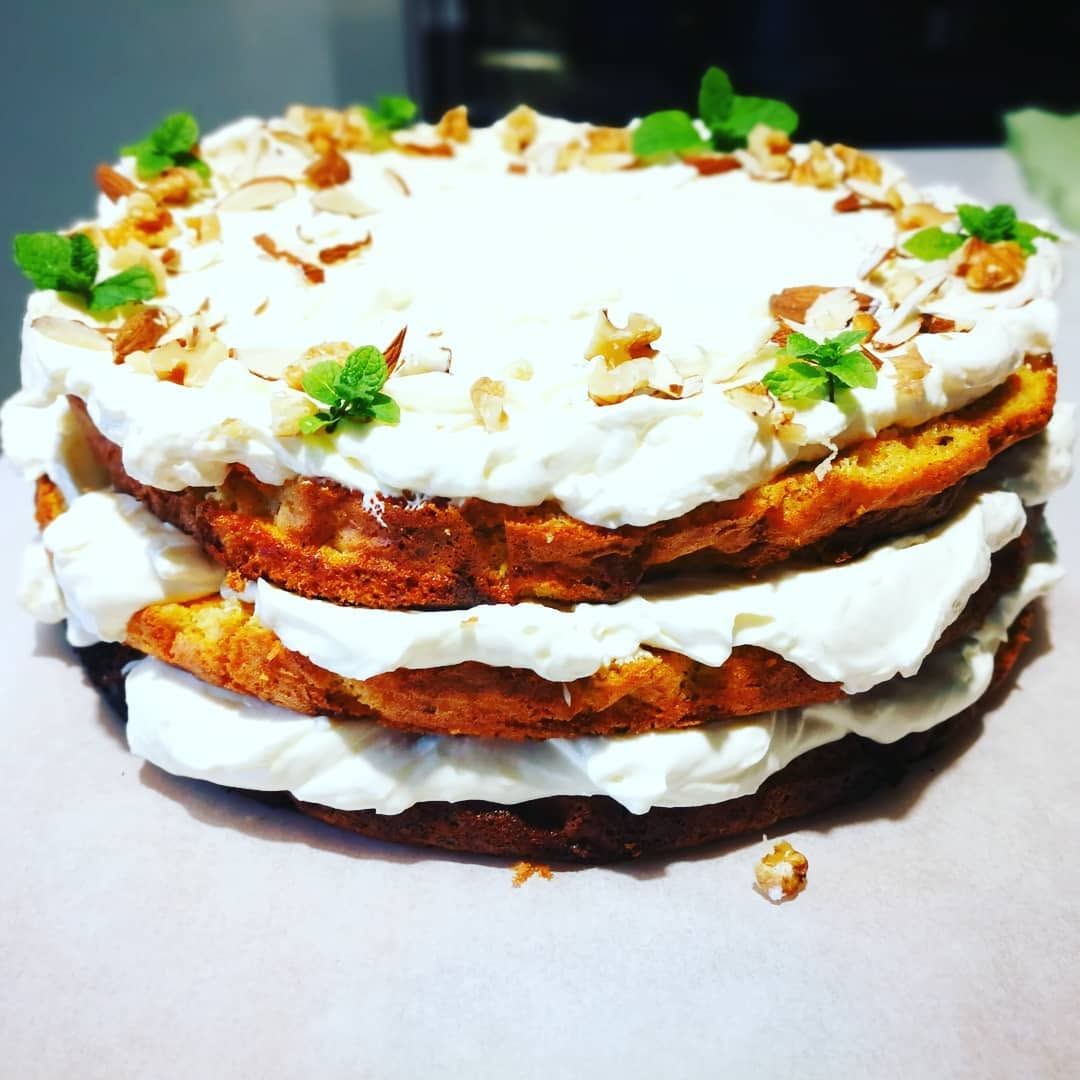 Photo from the recipe Carrot Cake with Walnuts and Raisins