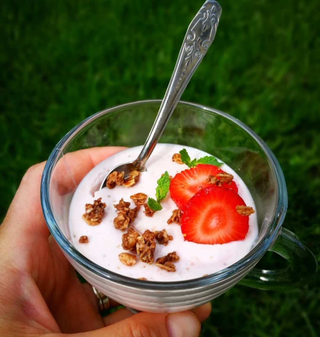 Fotografie din rețeta Panna cotta de căpșuni