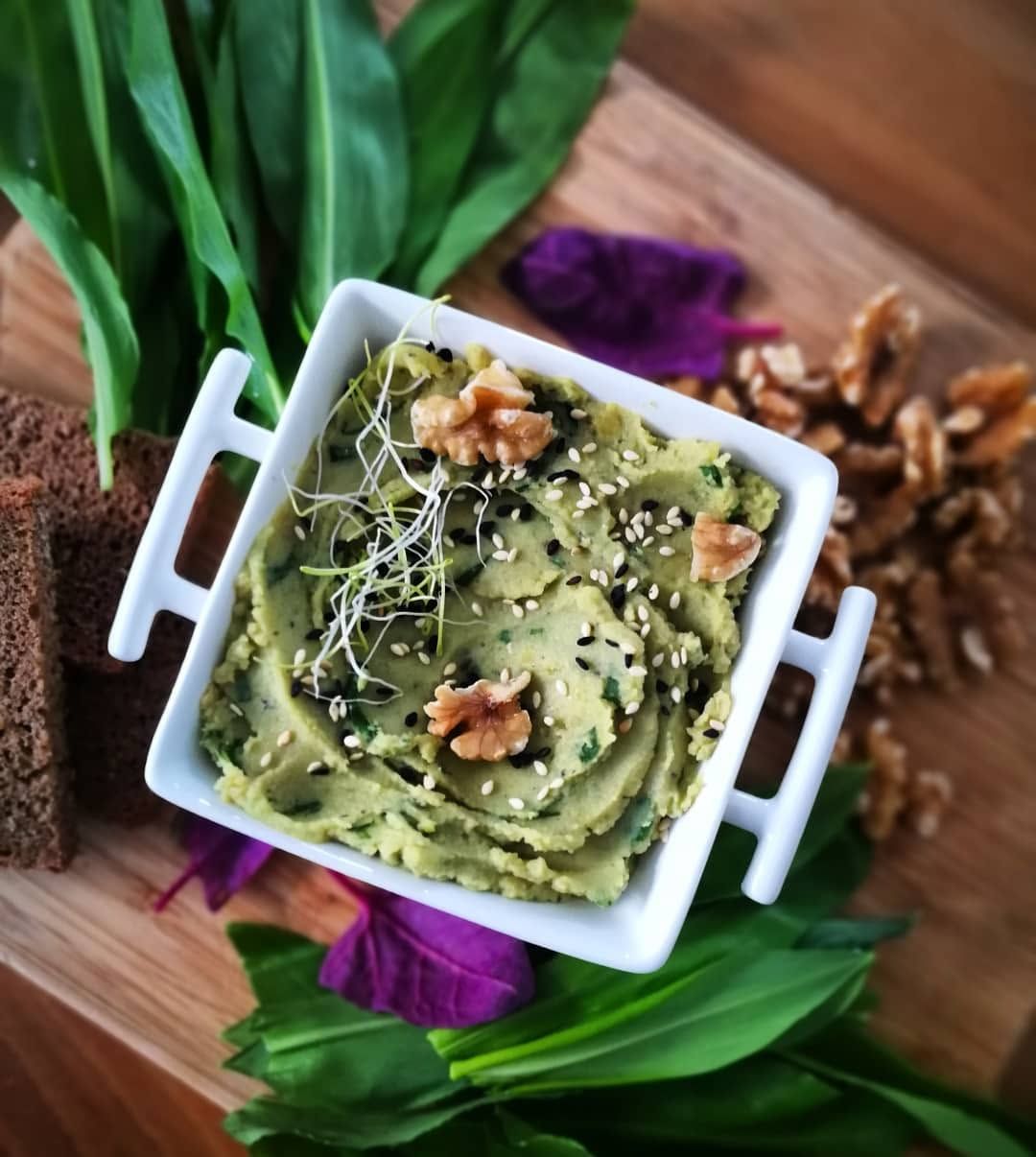 Photo from the recipe Red Lentil Pate with Walnuts and Wild Garlic